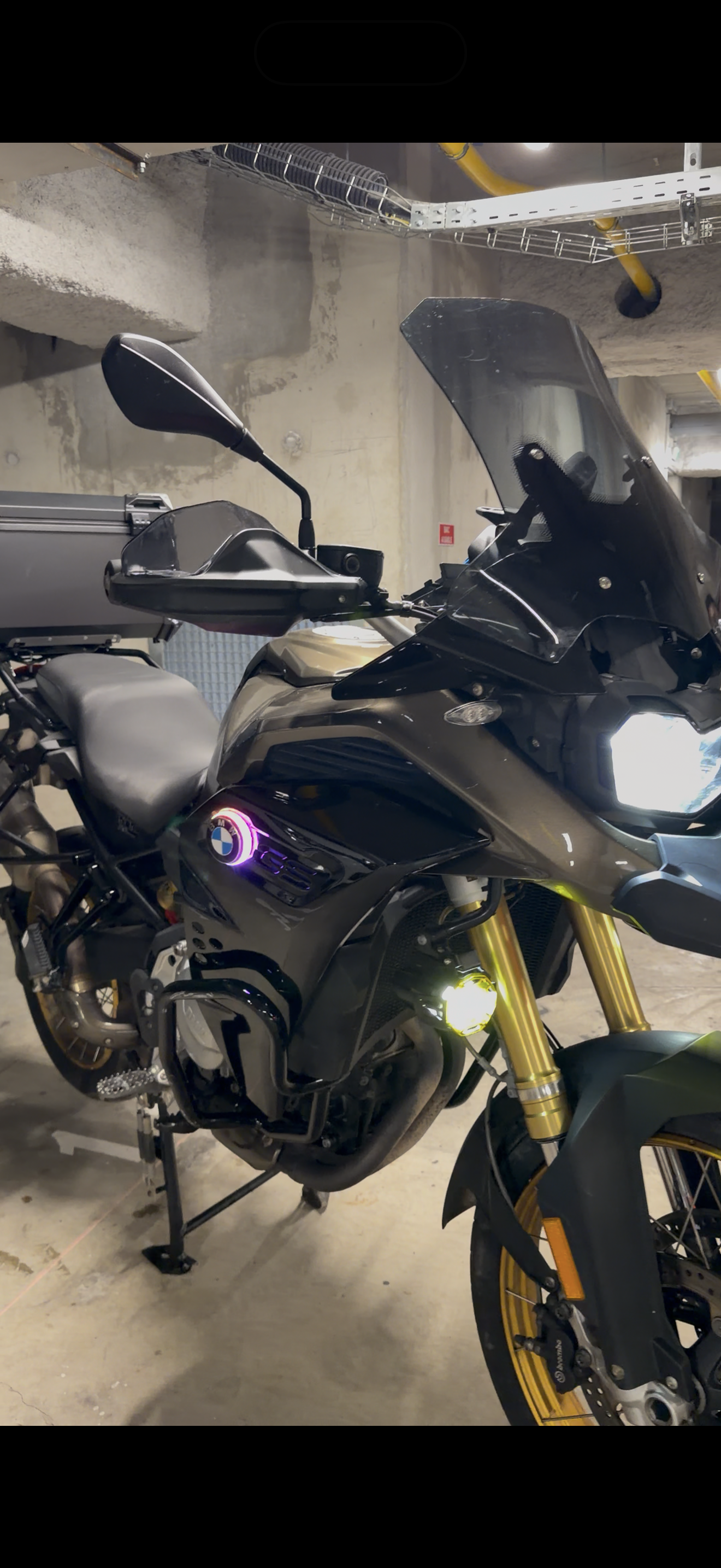 Logo led RGB BMW 60mm GS850 F900XR...