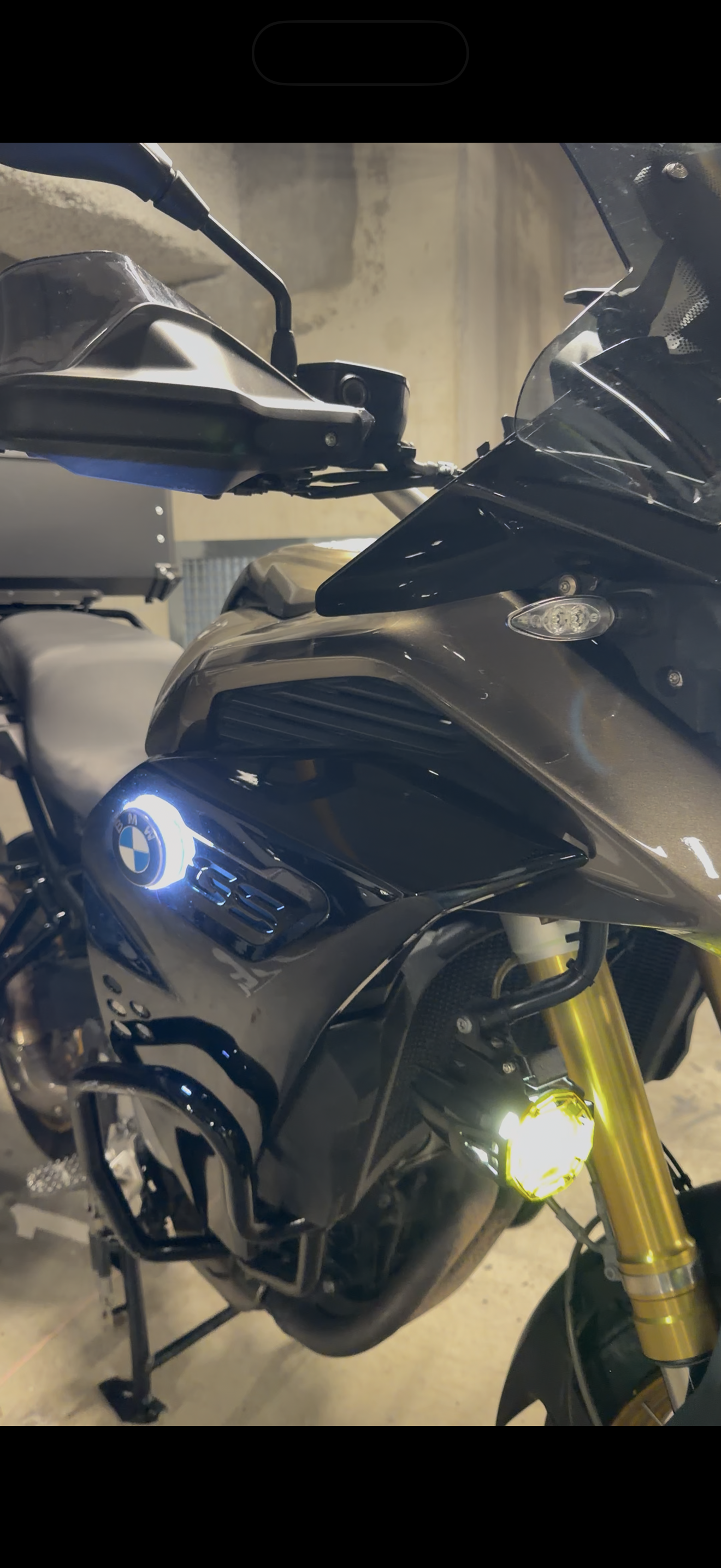 Logo led RGB BMW 60mm GS850 F900XR...